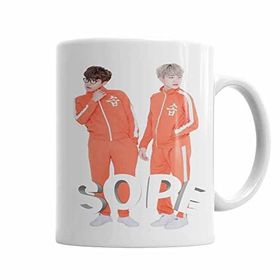 Baskı Dükkanı KB2138 Bts Sope Porselen Kupa Bardak