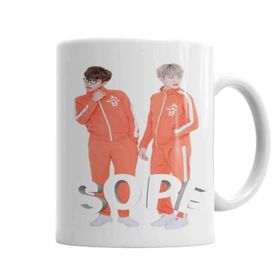 Baskı Dükkanı KB2138 Bts Sope Porselen Kupa Bardak