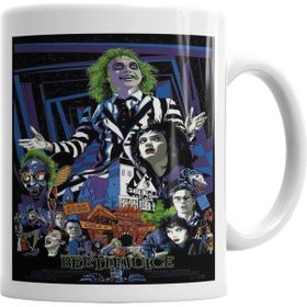 Baskı Dükkanı KB2166 Beetlejuice Porselen Kupa Bardak