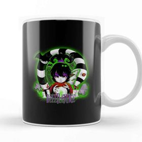 Baskı Dükkanı KB2166 Beetlejuice Porselen Kupa Bardak