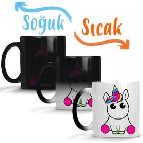 Baskı Dükkanı KB2167 Bebek Unicorn Porselen Kupa Bardak