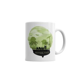 Baskı Dükkanı KB2169 Beach Star Wars Porselen Kupa Bardak