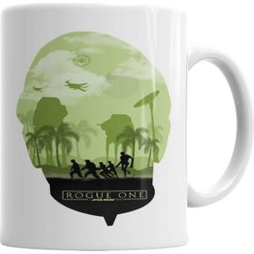 Baskı Dükkanı KB2169 Beach Star Wars Porselen Kupa Bardak