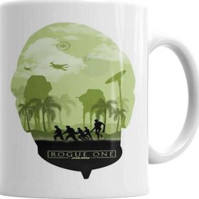 Baskı Dükkanı KB2169 Beach Star Wars Porselen Kupa Bardak