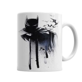 Baskı Dükkanı KB2174 Batman Paint Drop Porselen Kupa Bardak