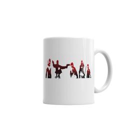 Baskı Dükkanı KB2175 Bat Family Porselen Kupa Bardak