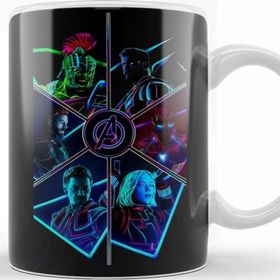 Baskı Dükkanı KB2184 Avengers Vingadores Porselen Kupa Bardak