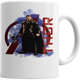 Baskı Dükkanı KB2187 Avangers Thor Porselen Kupa Bardak