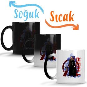 Baskı Dükkanı KB2187 Avangers Thor Porselen Kupa Bardak