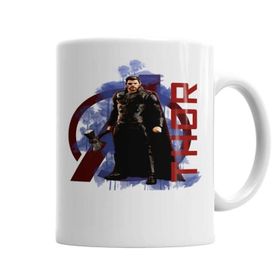 Baskı Dükkanı KB2187 Avangers Thor Porselen Kupa Bardak