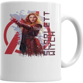 Baskı Dükkanı KB2189 Avangers Scarlett Witch Porselen Kupa Bardak