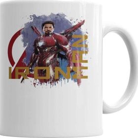 Baskı Dükkanı KB2190 Avangers Iron Man Porselen Kupa Bardak