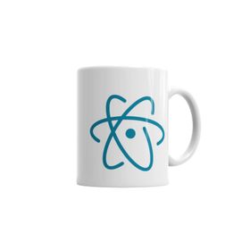 Baskı Dükkanı KB2195 Atom Porselen Kupa Bardak
