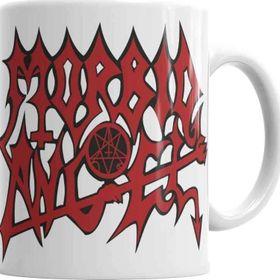 Baskı Dükkanı KB223 Death Obituary Morbid Angel Porselen Kupa Bardak