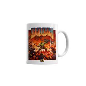 Baskı Dükkanı KB2236 Doom Hurt Me Plenty Porselen Kupa Bardak