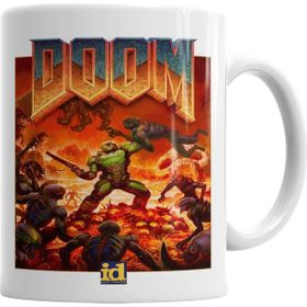 Baskı Dükkanı KB2236 Doom Hurt Me Plenty Porselen Kupa Bardak