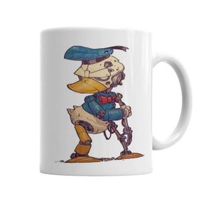 Baskı Dükkanı KB2237 Donald Iron Duck Çizgi Film Porselen Kupa Bardak
