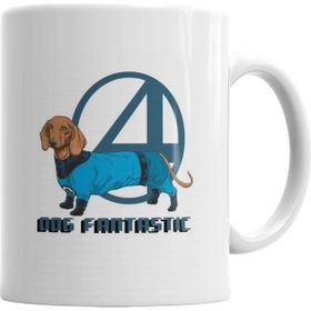 Baskı Dükkanı KB2241 Dog Fantastic Pug Köpek Porselen Kupa Bardak