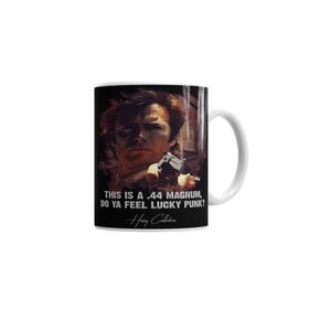 Baskı Dükkanı KB2249 Dirty Harry Do Ya Feel Lucky Punk Porselen Kupa Bardak