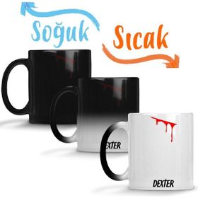 Baskı Dükkanı KB2254 Dexter Kan Porselen Kupa Bardak