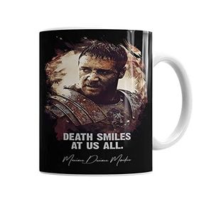 Baskı Dükkanı KB2258 Death Smiles At Us All Maximus Porselen Kupa Bardak