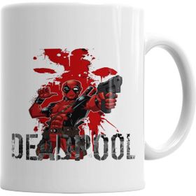 Baskı Dükkanı KB2262 Deadpool Porselen Kupa Bardak