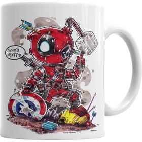 Baskı Dükkanı KB2262 Deadpool Porselen Kupa Bardak