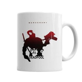 Baskı Dükkanı KB2263 Deadpool Kpdeaspool Porselen Kupa Bardak
