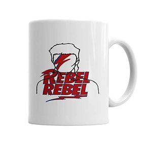 Baskı Dükkanı KB2269 David Bowie Rebel Rebel Porselen Kupa Bardak