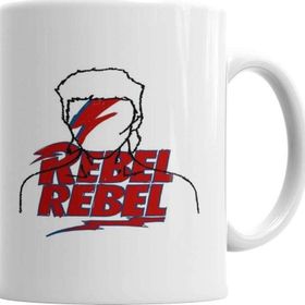 Baskı Dükkanı KB2269 David Bowie Rebel Rebel Porselen Kupa Bardak