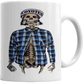Baskı Dükkanı KB2284 Coyotes Caveira Bone Porselen Kupa Bardak