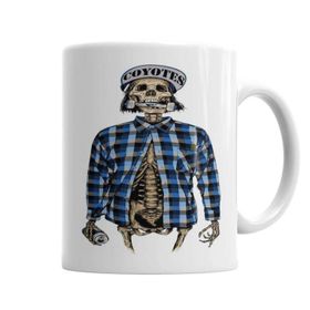 Baskı Dükkanı KB2284 Coyotes Caveira Bone Porselen Kupa Bardak