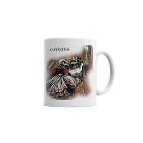 Baskı Dükkanı KB2285 Coyotes Caveira 1234 Porselen Kupa Bardak