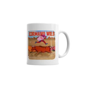 Baskı Dükkanı KB2286 Cormano Wild Sunset Riders Porselen Kupa Bardak