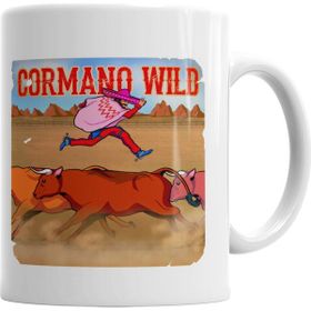 Baskı Dükkanı KB2286 Cormano Wild Sunset Riders Porselen Kupa Bardak