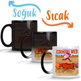 Baskı Dükkanı KB2286 Cormano Wild Sunset Riders Porselen Kupa Bardak