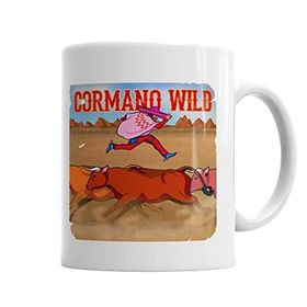 Baskı Dükkanı KB2286 Cormano Wild Sunset Riders Porselen Kupa Bardak
