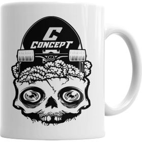Baskı Dükkanı KB2294 Concept Sk8 Caveira Porselen Kupa Bardak