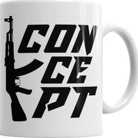 Baskı Dükkanı KB2295 Concept Ak 47 Porselen Kupa Bardak
