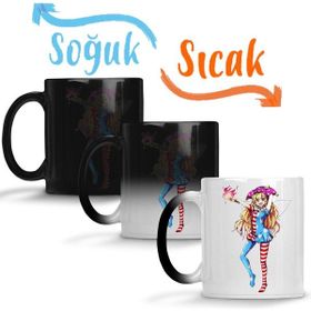 Baskı Dükkanı KB2298 Clownpiece Porselen Kupa Bardak