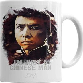 Baskı Dükkanı KB2303 I`m Just A Chinese Man Ip Man Porselen Kupa Bardak