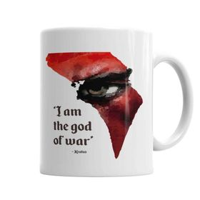 Baskı Dükkanı KB2311 I Am The God Of War Porselen Kupa Bardak