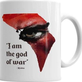Baskı Dükkanı KB2311 I Am The God Of War Porselen Kupa Bardak