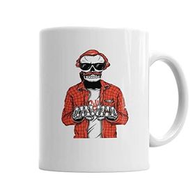 Baskı Dükkanı KB2319 Hipster Two Porselen Kupa Bardak