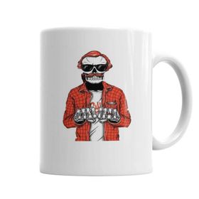 Baskı Dükkanı KB2319 Hipster Two Porselen Kupa Bardak
