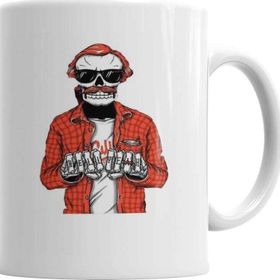 Baskı Dükkanı KB2319 Hipster Two Porselen Kupa Bardak