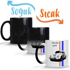 Baskı Dükkanı KB2324 Herbie 1968 Araba Porselen Kupa Bardak