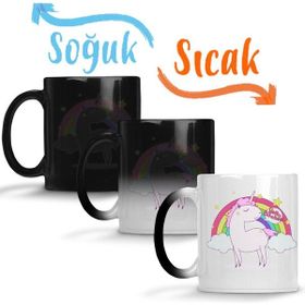 Baskı Dükkanı KB2326 Hello Bitches Bebek Unicorn Porselen Kupa Bardak