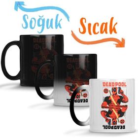 Baskı Dükkanı KB233 Deadpool Porselen Kupa Bardak