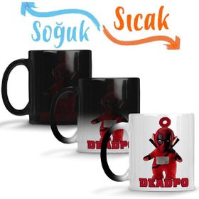 Baskı Dükkanı KB233 Deadpool Porselen Kupa Bardak